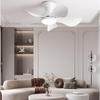 22/29 inches DC Motor Ceiling Fans With Remote Control Modern Mini Corridor Smallhouse Nickel Ceiling Fan With LED Lights