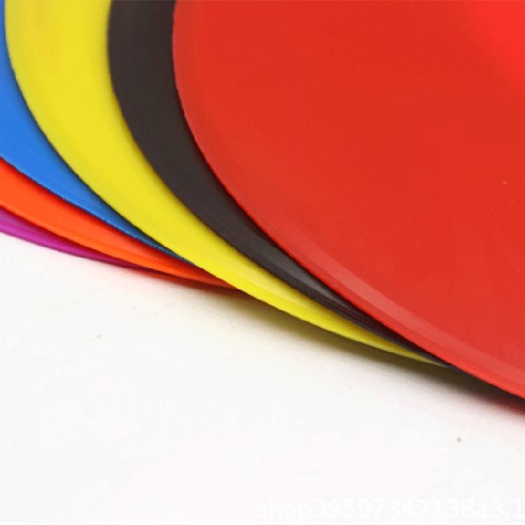 Numbered Floor Spots Markers Replacement Nonslip Agility Dots Flat Field Cones Landmark Mat for Training Enduring