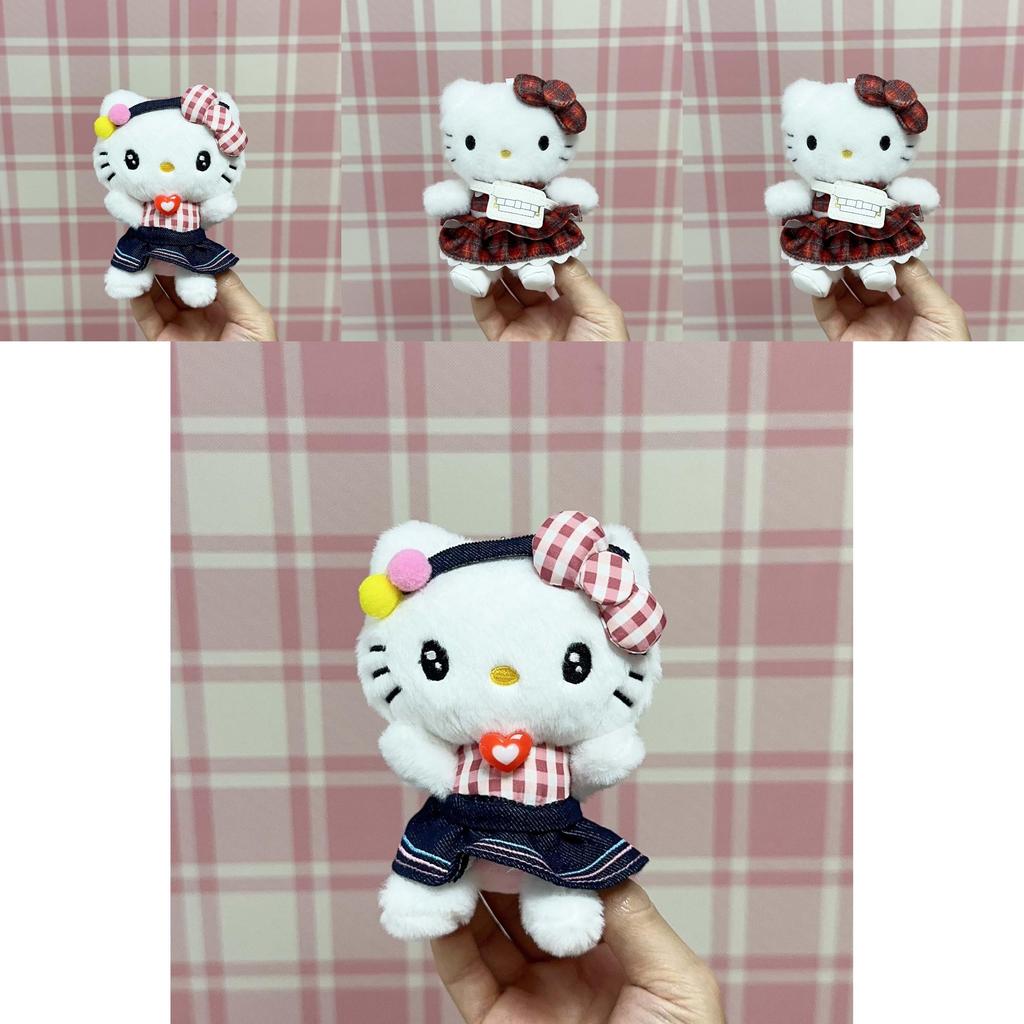 Plush Toy With Denim Pattern And Cartoon Design For Kids Gift