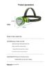 High-Lumen LED Outdoor Headlamp for Climbing, Fishing, and Diving, Featuring Strong Light and Long Battery Life
