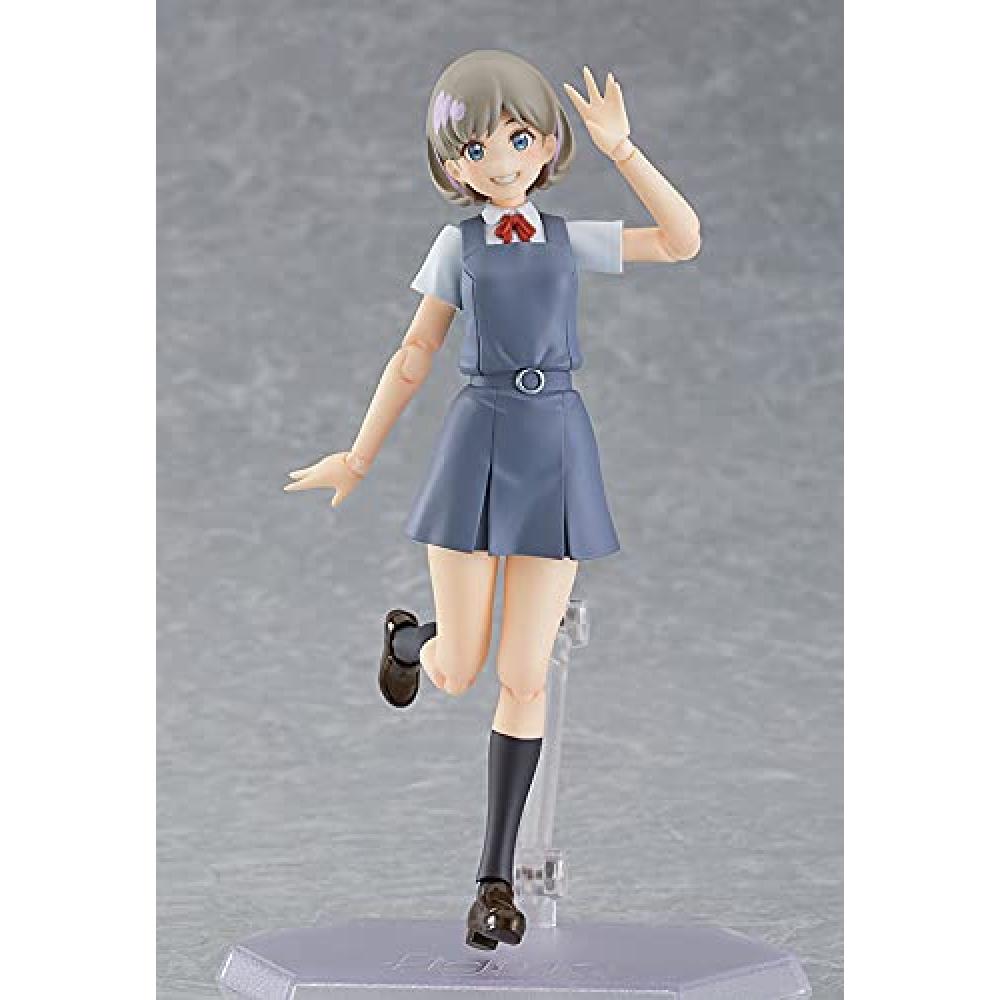 Figma Love Live Superstar Tang Kai Non-scale Plastic Painted Movable Figure Pastel Blue M06790