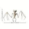 1pcs Halloween Skeleton Bat Animal Skeleton Decoration Holiday Scene Layout Props