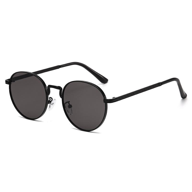 Xiaomi Men Women Vintage Round Metal Sunglasses UV400 Decor Pattern Temple Retro Shades Multi Color For Travel Beach Daily Outdoor 2403