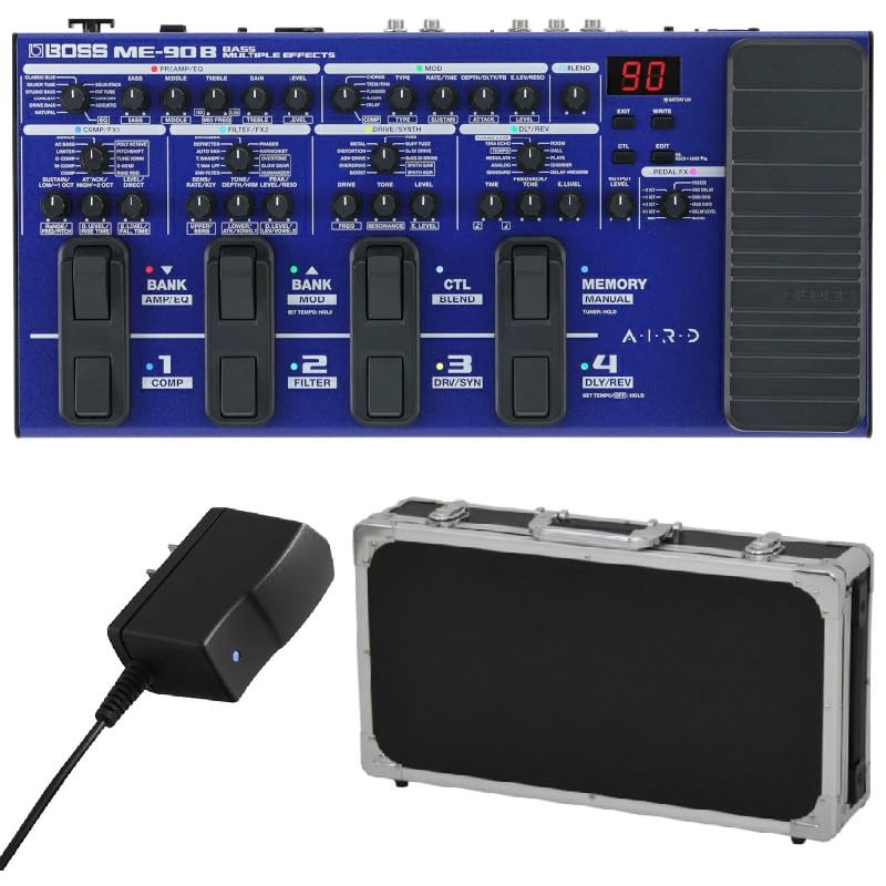 

BOSS Bass Multiple Effects Genuine adapter PSA100S2 EC60 BK Effector board case set ME-90B [Мультиефектор] + + синій