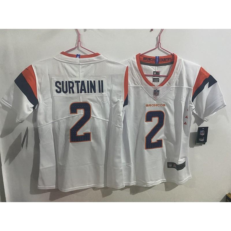 Kids NFL Denver Broncos Embroidered Football Jersey Adult Unisex Rugby Sportswear