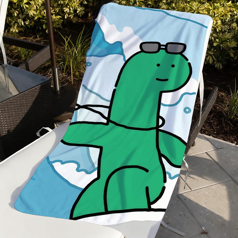 Cartoon J-Joguman Studio Cute Towel Quick Drying Beach Towels Are Suitable For Swimming Pools Camping Yoga And The Gym