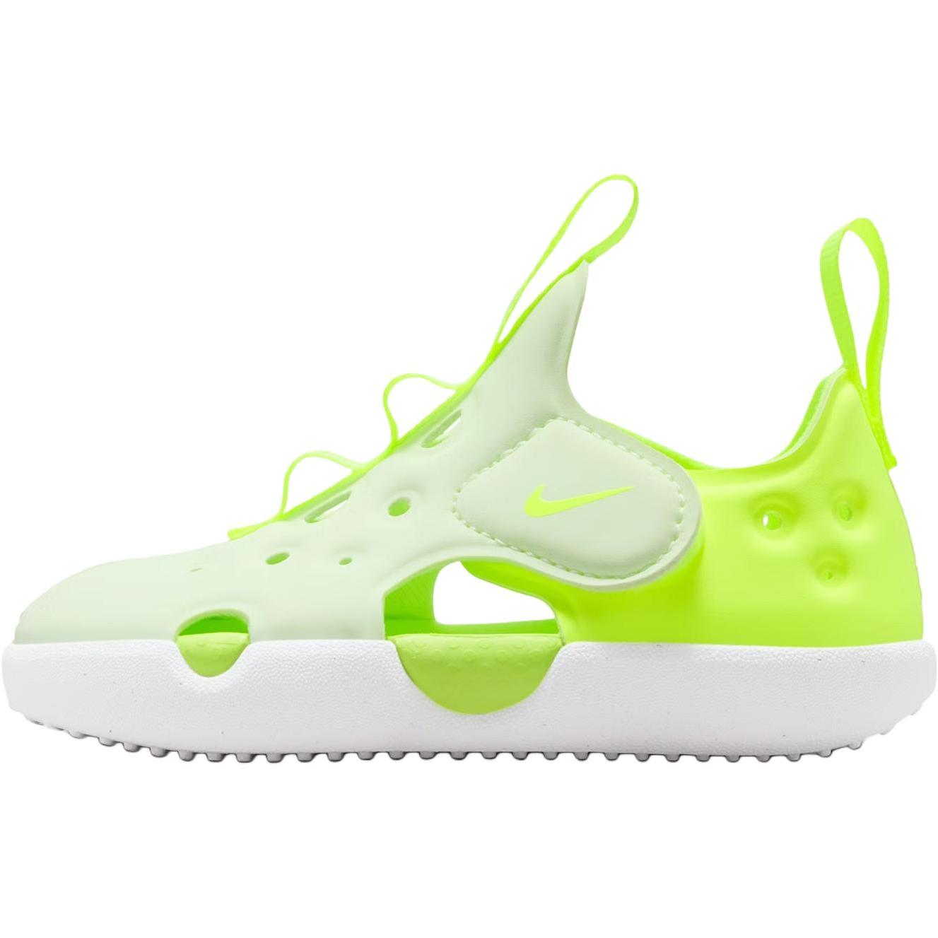 Nike Sunray Protect 4 Low top Toddler Shoes Neon Green Infant And Toddler HF6278-700 23.5