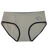 Women's Little Bear Print Cotton Mid-Waist Breathable Japanese Style Soft Triangle Briefs