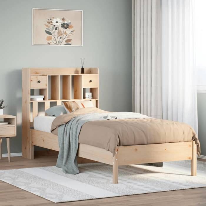 VidaXL Bunk Bed Without Mattress 100x200 Cm Solid Pine Wood 3322915
