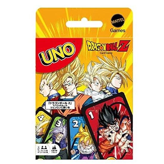 Mattel Game UNO Dragon Ball Z Card Party 2 10 Players Ages 7 Up HGJ78