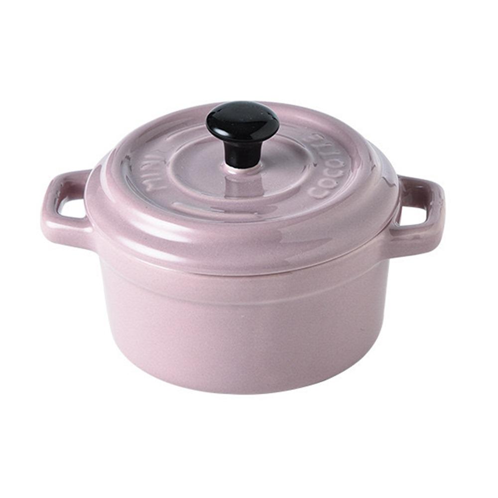 Hanging Ears Steamed Egg Bowl 200ml Mini Casserole with Lids Condiment Container  Household