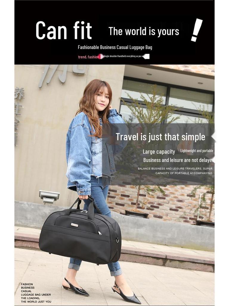 Waterproof Korean Travel Duffle Bag - Large Capacity for Business, Gym, or Wedding