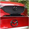 Car Front Grille Badge Trunk Emblem For Mazda 3 Axela Atenza 17-20 Carbon fiber Head Rear Body Decal Accessories FF29