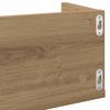 CD Wall Shelf Artisan Oak 100 x 18 x 18 cm Particleboard
