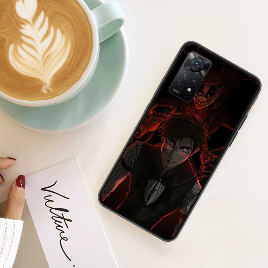 Hazbin Hotels Case Phone For Redmi 13 14C 12 12C Note 14S 14 Pro Plus 10 10A 10C 9 9A 9C 9T 8 8A 7 7A TPU Clear Cover