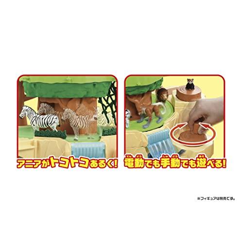 TAKARA TOMY Ania Ania Walk! Spinning Mountain Animal Dinosaur Toy for Ages 3 and Up