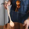 Wooden Spoon Mixing Long Handle Smooth Edge Heat-Resistant Food Grade Non-Stick Multipurpose Soup Comfortable Grip BPA Free Stirring Cooking