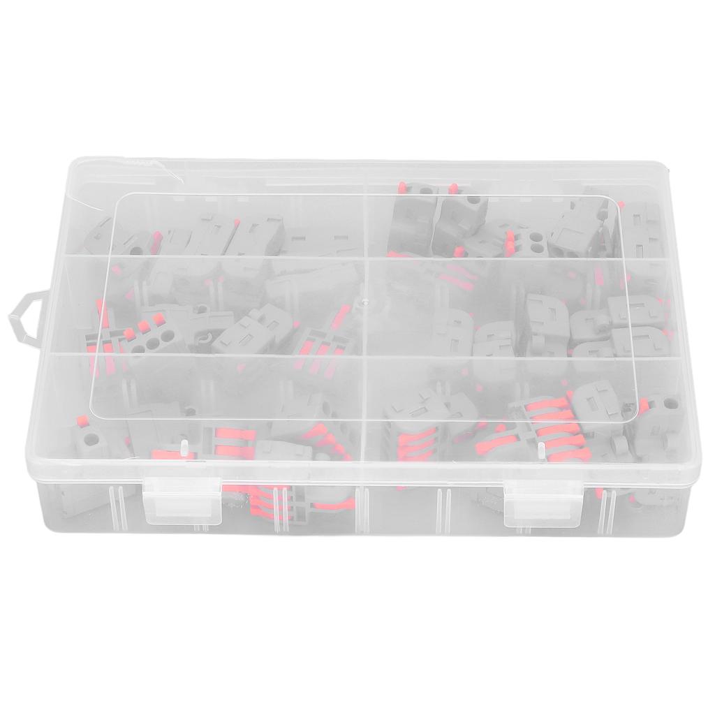 40 Buc Conector Conductor Fir Pârghie Terminal de Îmbinare Set Kit pentru Soclu Vehicul