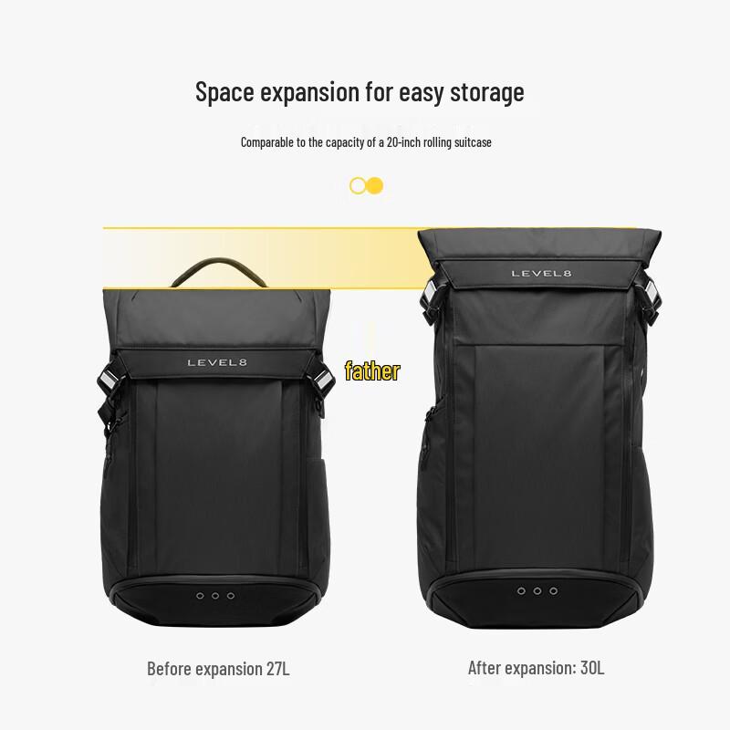 LEVEL8 Light Travel 17.3-inch Laptop Backpack