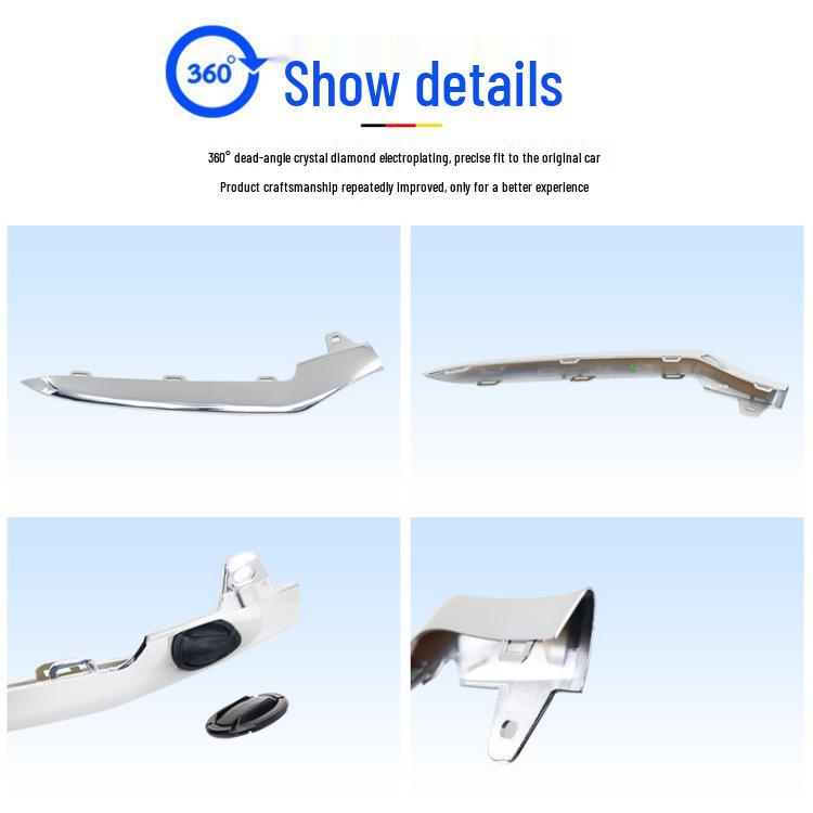 Mercedes-Benz E-Class Front Bumper Chrome Decorative Strip