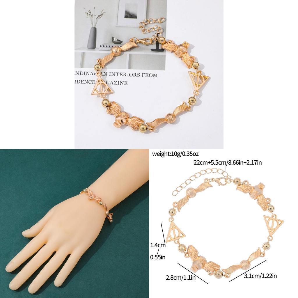 Harry Potter Bracelet Fashion Alloy Jewelry For Travel Gift For Men And Women