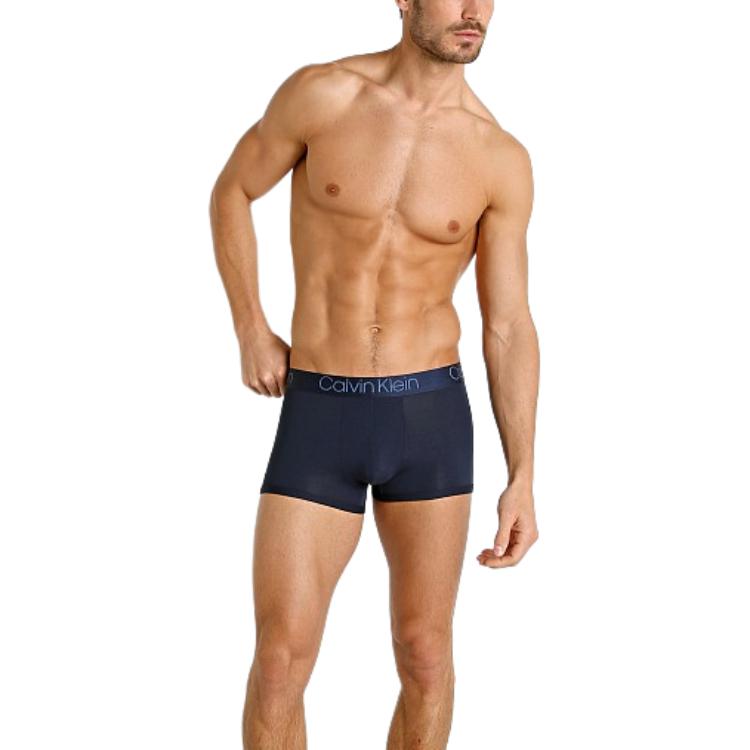 Calvin Klein SS23 Logo Boxer Briefs Men underwear Blue NB1796-403