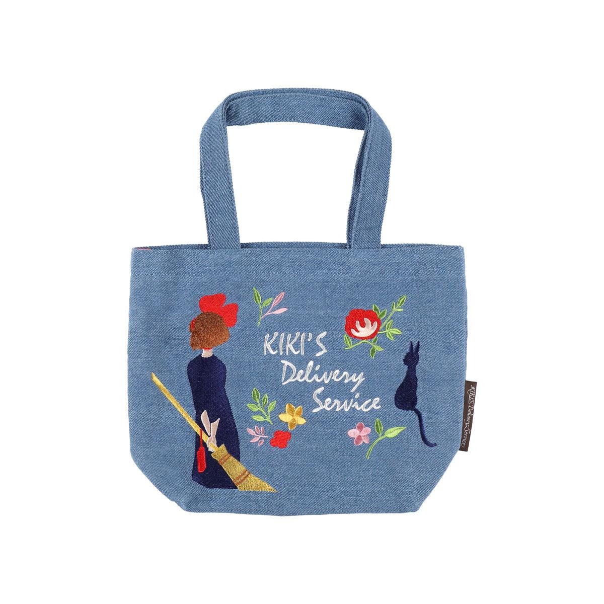 

Сумка-тоут для ланча Studio Ghibli Kiki s Delivery Service Серия джинсовой вышивки НОВАЯ