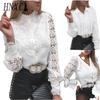 Women's Fashion Casual Solid Color Print Long Sleeve Blouses & Shirts