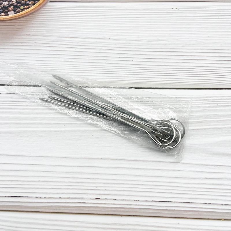 Food-Grade 304 Stainless Steel 9-Shaped Hook Skewers for Grilled Meat In Oven