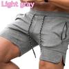 Sommer Herren Mode Sport Casual Outdoor Einfarbig Kordelzug Freiheit Sport Shorts Laufen Fitness Running Training Gym Workout Shorts