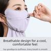 Breathable Ice Silk Mask Quick Drying Sun Protection Mask Fashion Anti-UV Mask Scarf  Women