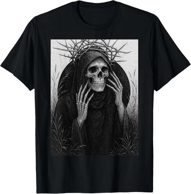 Okkult Goth Gothic Alt Makaber Sensenmann Dunkle Kunst T-Shirt