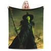 Warm Soft BlanketChild Picnic Wicked Magic Movie  Throw Blanket  Flannel Bedspread For Outdoor Pattern Sofa Bed Cover