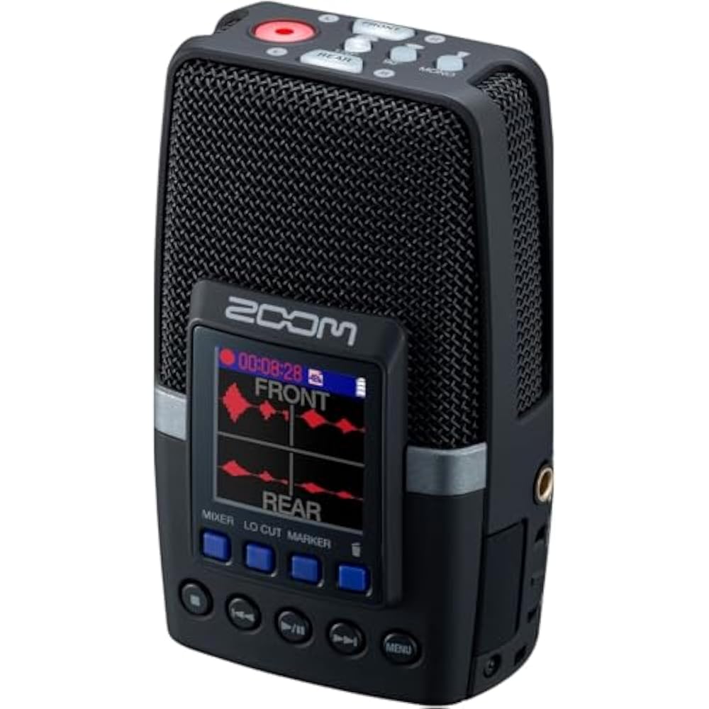 

ZOOM H2 Essential Handy Recorder, 32 Bit Float Recording, 9 Patterns, Directional, USB Microphone...