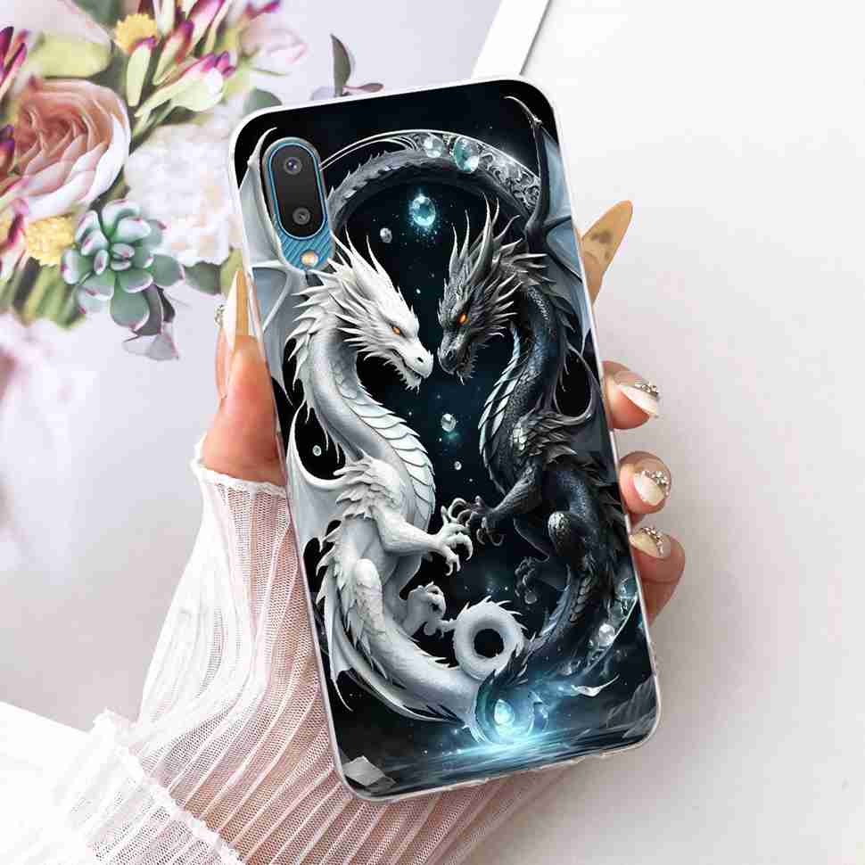 For Samsung Galaxy A02 Case SM-A022F Soft Silicone Colorful Painted Cover Case For Samsung A02 A 02 Galaxy M02 M022F Fundas Bags