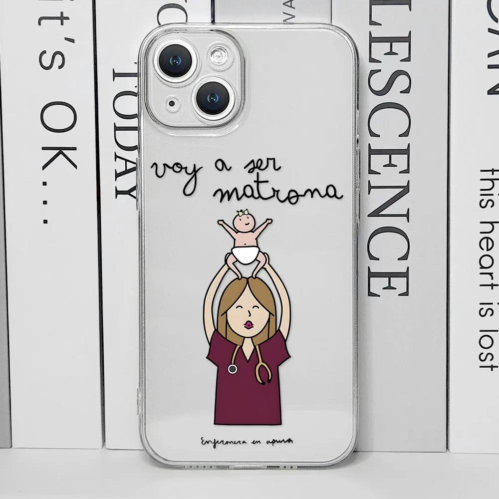 Nurse Medical Medicine Health Heart Phone Case for IPhone 16 15 13 12 11 Pro Mini XS MAX 7 8 14 Plus Doctor Nursing Clear Covers