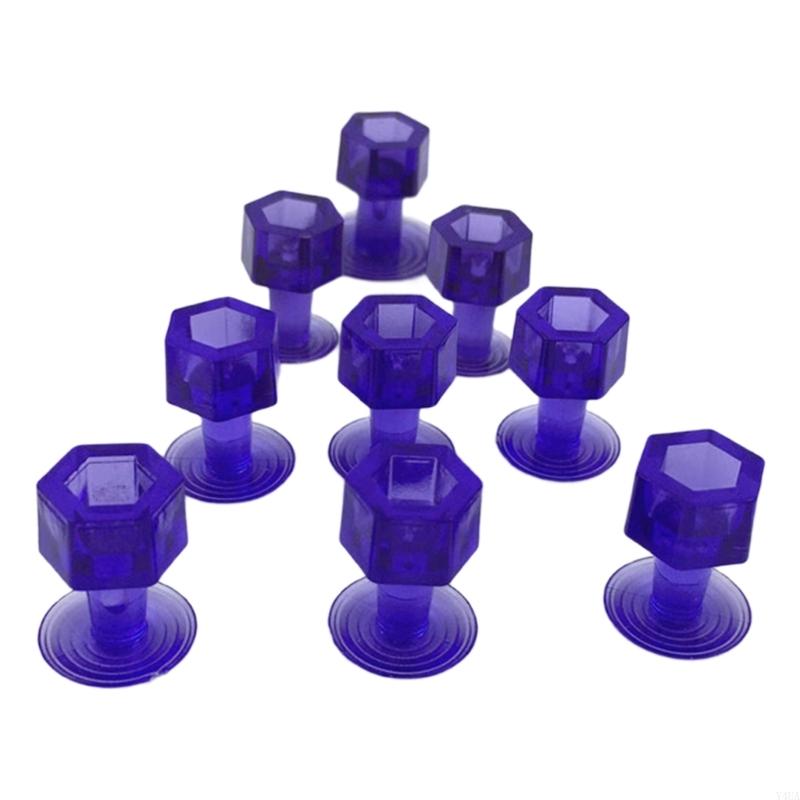 Y4UA 9pcs Dent Removal Pulling Dent Puller Dent Repair Tool Damage Removal Tool Auto Maintenance Tool