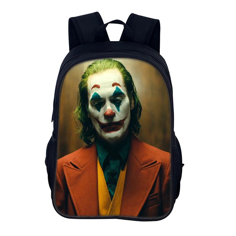 Joker Small Backpack For Men Women Casual Nylon School Bag With Adjustable Straps