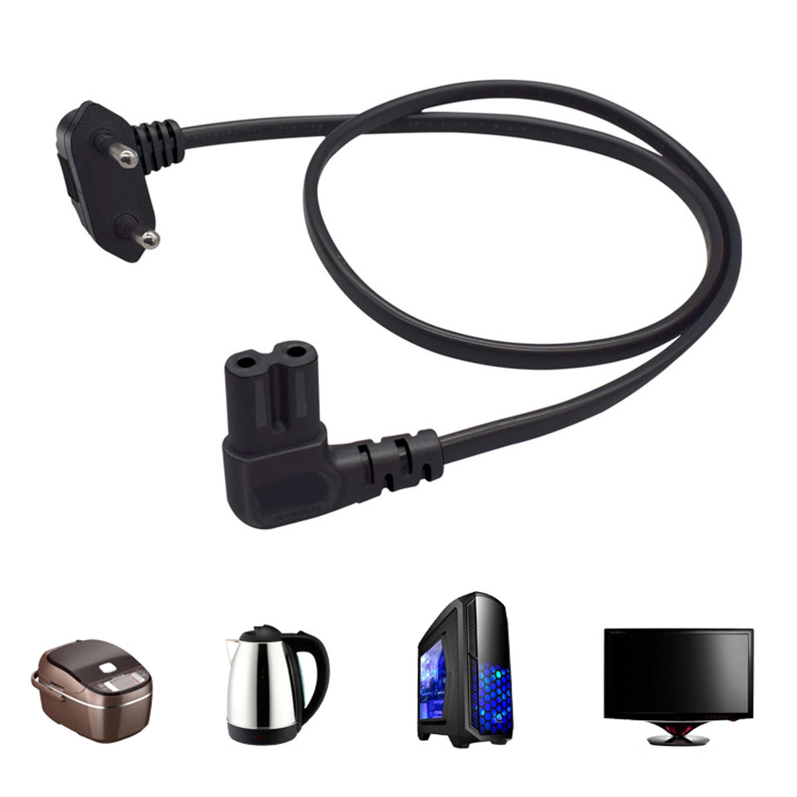 

Шнур питания EU4,0 мм до C7, черный локоть в форме восьмерки для ноутбуков, ноутбуков, международных путешествий 1