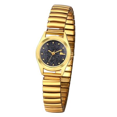 Watch Cute Waterproof Analog Display Free Size Stainless Steel Belt Bracelet Stylish Quartz Fashion Watch Gold Birthday Day Christmas Day Present