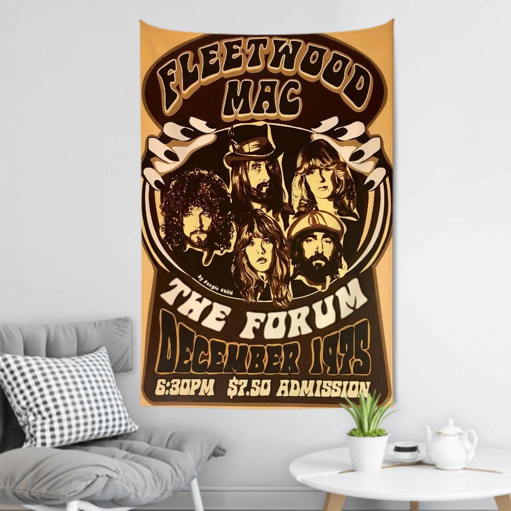 FFleetwood Rock Band Mac Tapestry Room Decor Wall Cloth Party Hanging Background Room Decor Baby Room