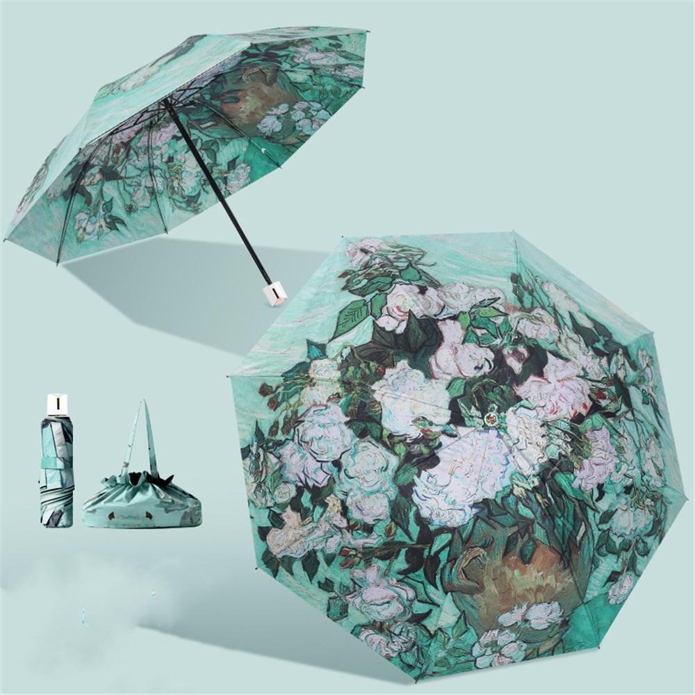 

Зонт ручной работы Wild Rose с 16 костями