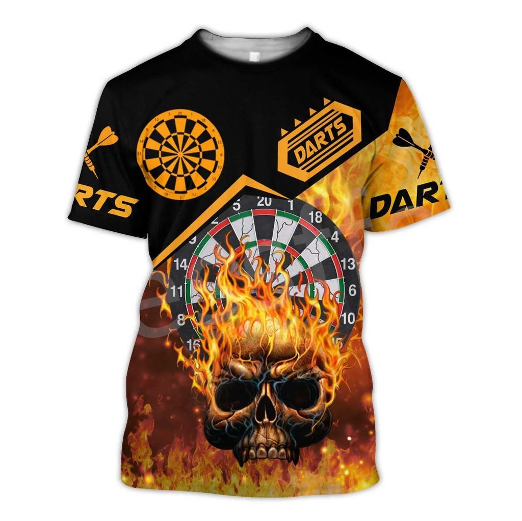 Bar Divertisment Darts Club Distracție Sport în interior Vară Bărbați 3D Harajuku Imprimare Lejer Casual Zilnic Decolteu cu mânecă scurtă Tricou Top