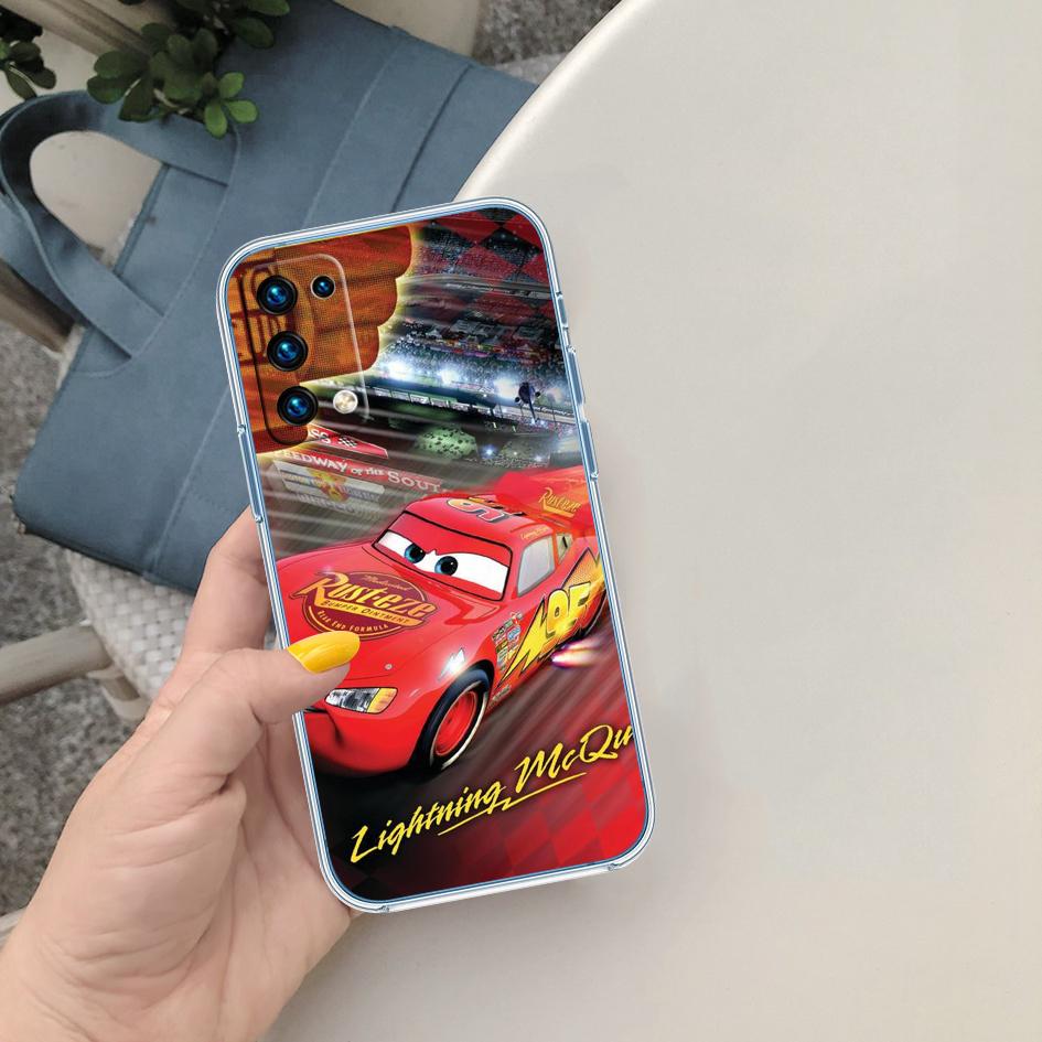 CJ23 Cars Lightning McQueen Case for Motorola Moto G10 G20 G30 G31 G32 G34 G35 G41 G42 G50 G51 G52 G55 G60 G60S G62 G71 G72 G75