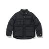 FW22 Solid Color Stand Collar Detachable Long Sleeve Jacket Unisex Jacket Black 13338562