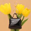 Transparent Mini Coin Purse Keychain Bag Charm Handbag Design Coin & Earphone Holder Novelty Miniature Purse Keychain