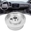5 6 Hole Steering Wheel Short Hub Adapter Aluminum Replacement for JEEP Wrangler 1976‑1995 Silver