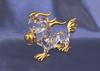 Fourcato Handmade Glass "Emperor Dragon" with Gold Orbs, Small x 6 Pieces