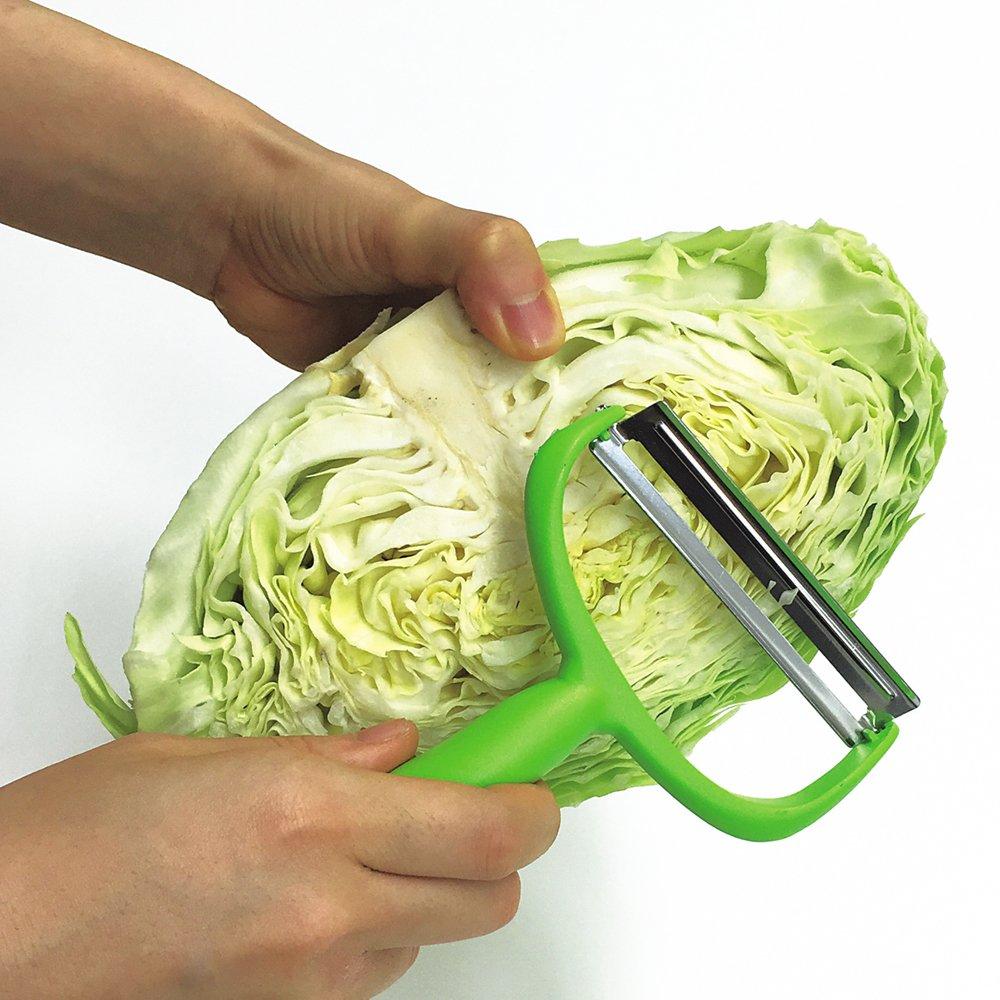 KAI Broad Beans Cabbage Peeler DH2626 Cuts Crisply -