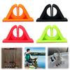 4Pcs Fishing Rod Display Rack Wall Mounted Fishing Pole Holder Clip Storage Rack Vertical Bracket for Wall and Garage